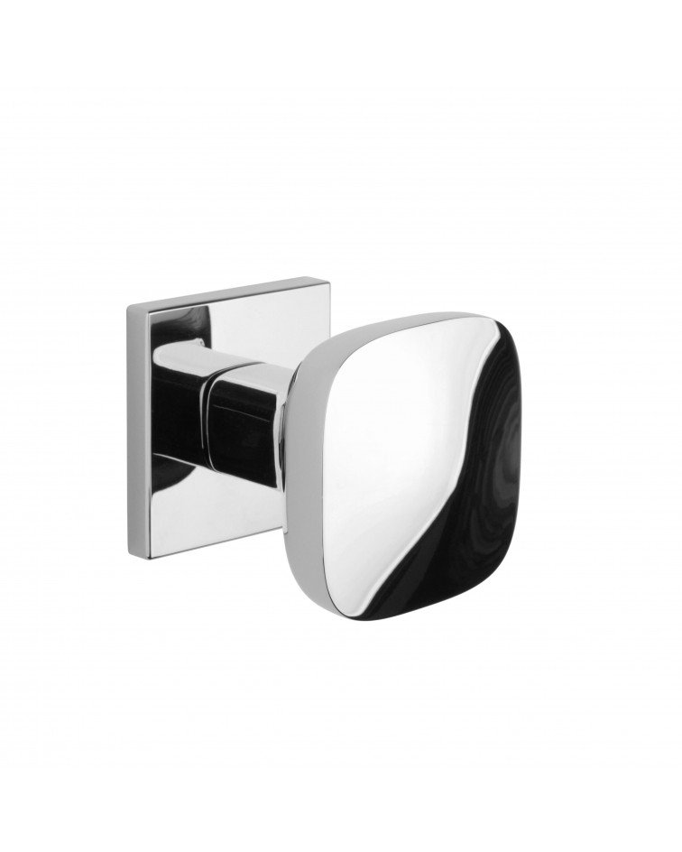 Pomolo per porta nero KIAMA quadrato - maniglia design