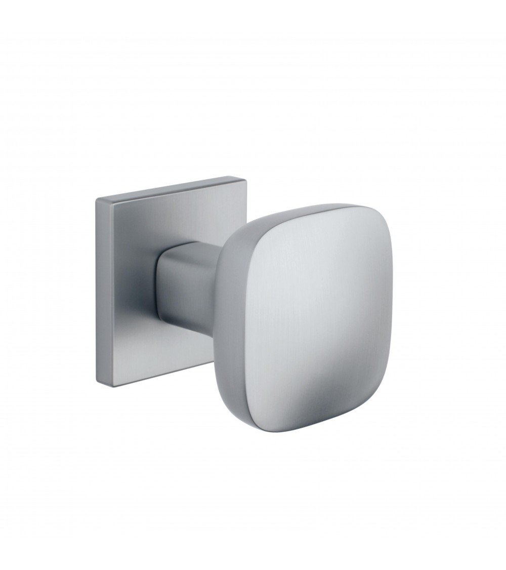 Pomolo per porta nero KIAMA quadrato - maniglia design