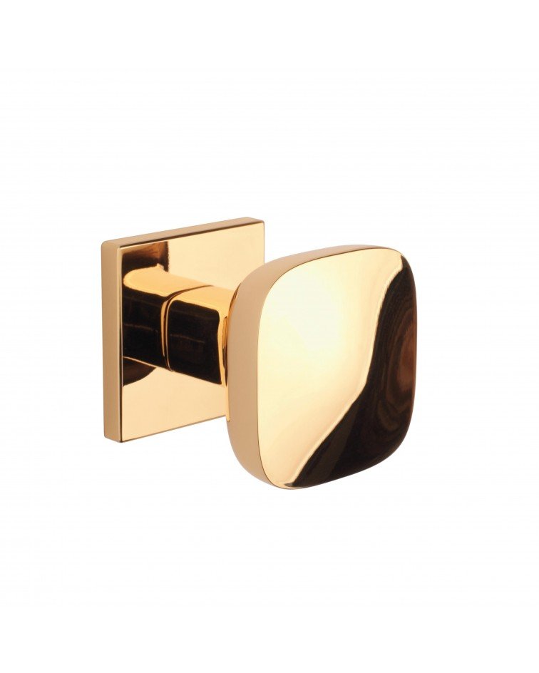 Pomolo per porta nero KIAMA quadrato - maniglia design