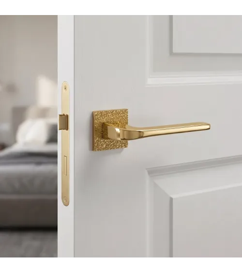 Maniglia porta oro lucido TUPAI 4007-T3 maniglia design
