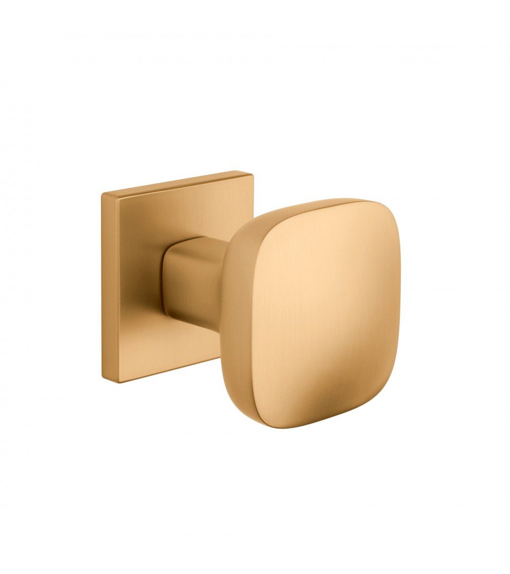 Pomello per porta nero KIAMA quadrato - maniglia design