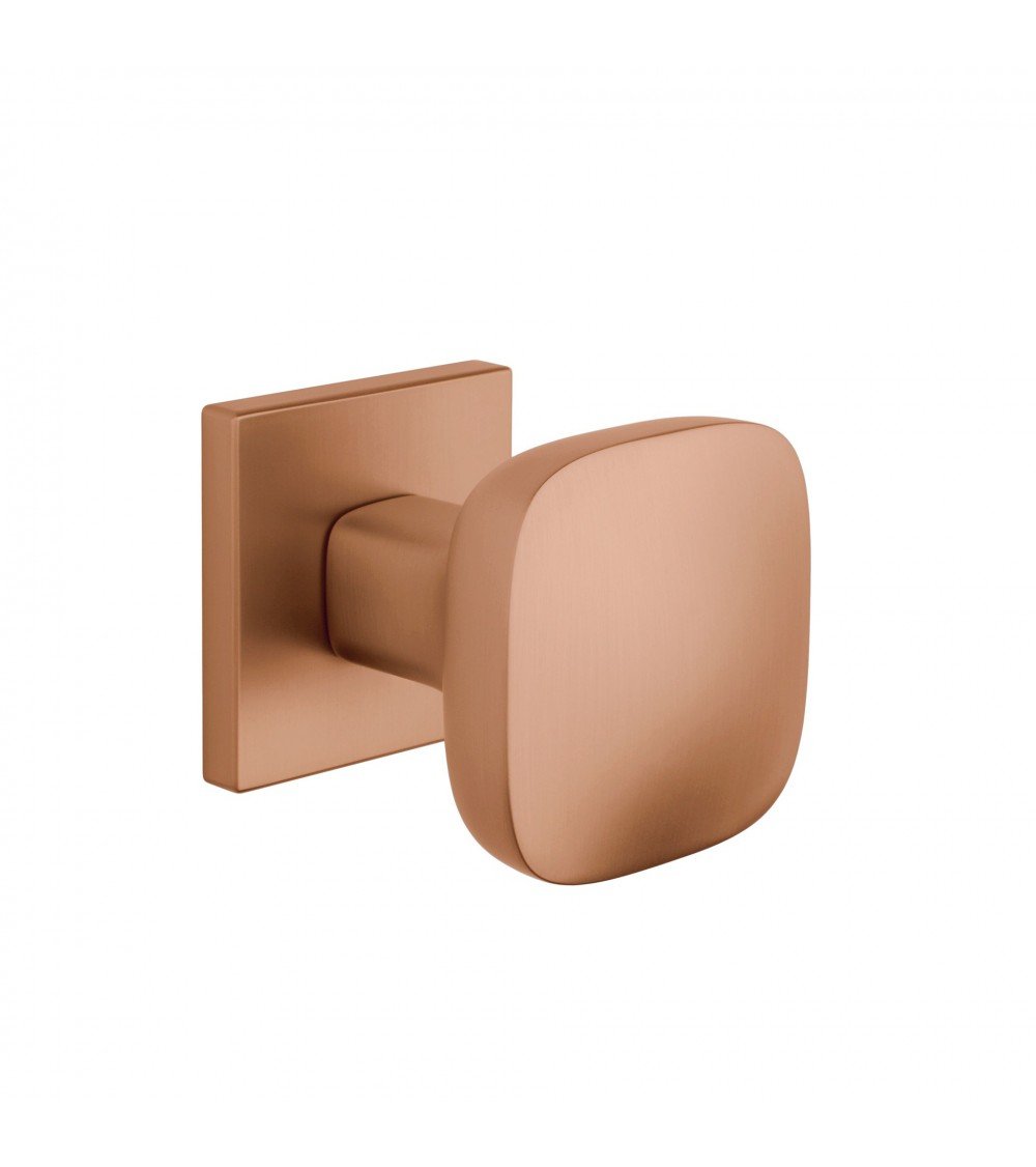 Pomello per porta nero KIAMA quadrato - maniglia design
