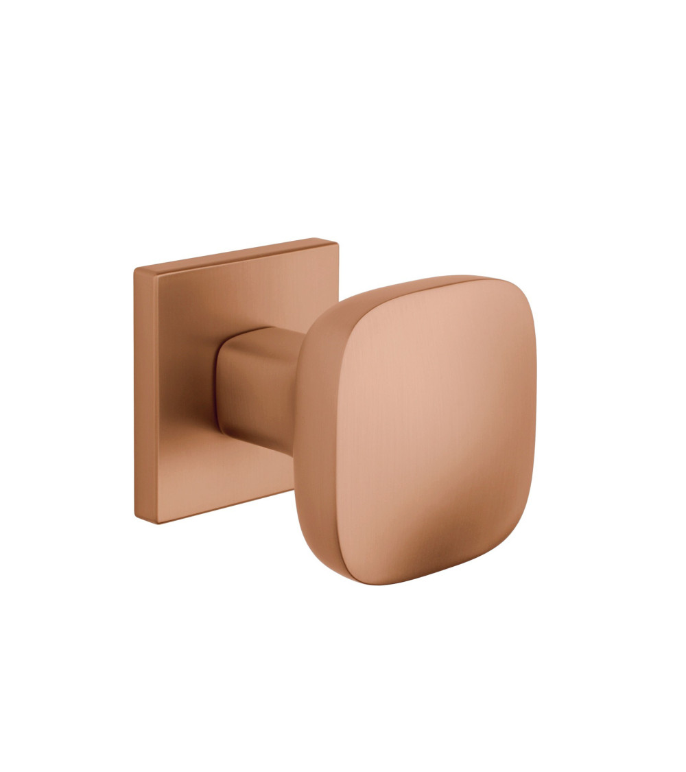 Pomello per porta nero KIAMA quadrato - maniglia design