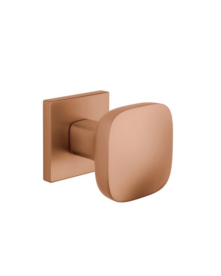 Pomello per porta nero KIAMA quadrato - maniglia design