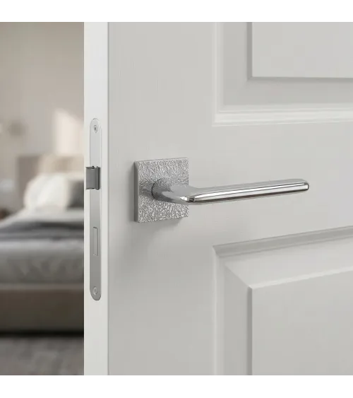 Maniglia per porta TUPAI 4165-T3 su rosetta quadrata, di design