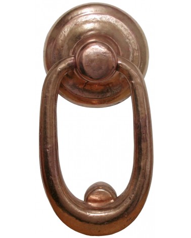 Battiporta in bronzo vero - modello BT1529 - maniglia design