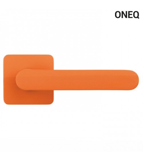 Maniglia per porta color marrone, placca quadrata - Colombo Design Mood - maniglia design