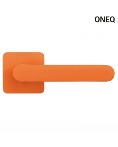 Maniglia per porta color marrone, placca quadrata - Colombo Design Mood - maniglia design