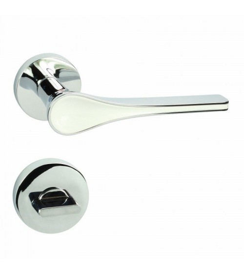 Maniglia per porta futuristica DOM Polaris Rotonda WC - maniglia design