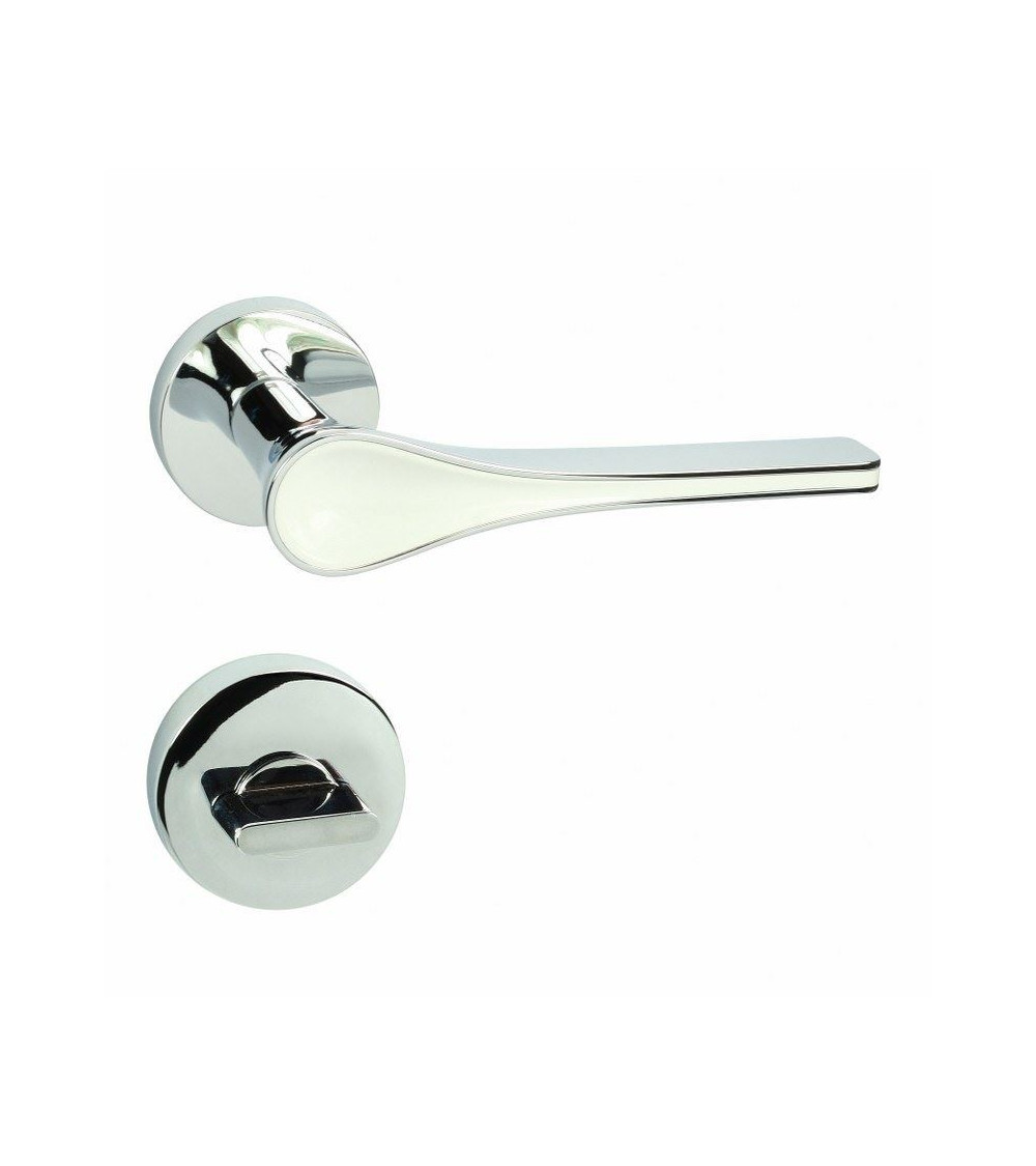 Maniglia per porta futuristica DOM Polaris Rotonda WC - maniglia design