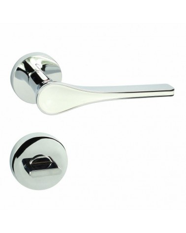 Maniglia per porta futuristica DOM Polaris Rotonda WC - maniglia design