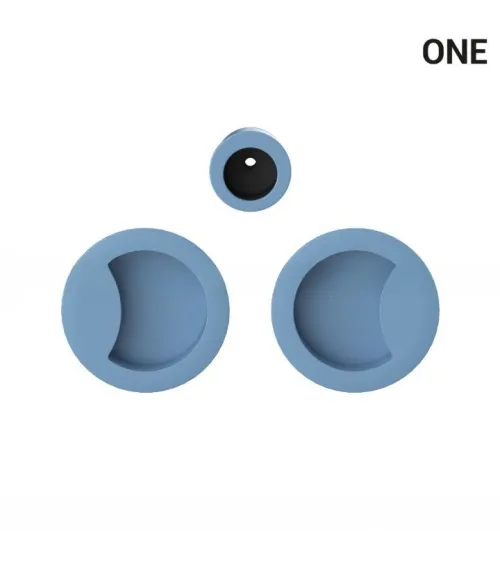 Maniglia per porta scorrevole colore blu oceano Colombo Design Mood One maniglia design