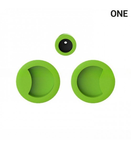 Maniglia per porta scorrevole colore verde Colombo Design Mood One maniglia design