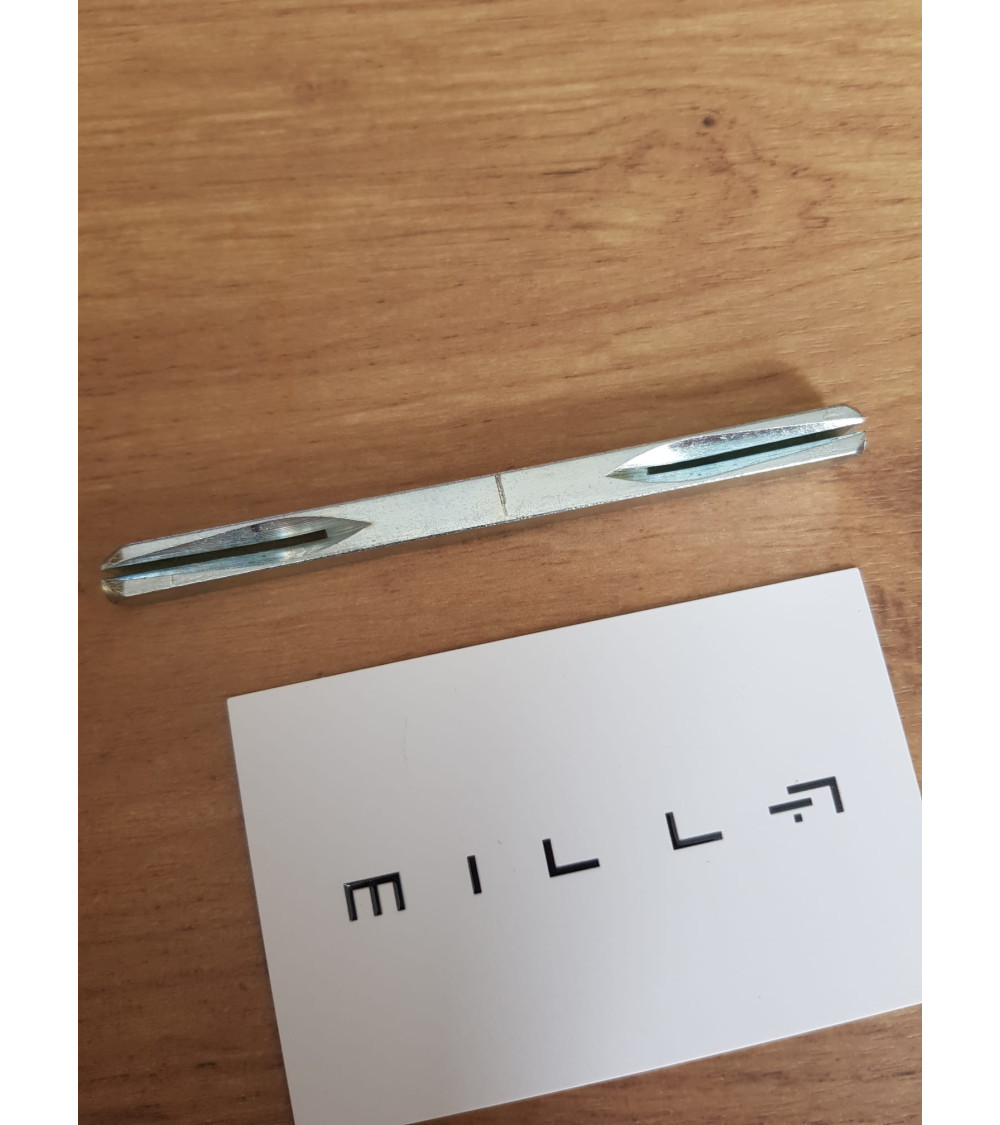 Quadro da 7 mm per maniglia di porta con un biglietto da visita millapoignees