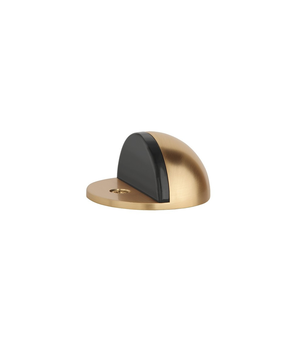 Fermaporta oro opaco DS21, da pavimento - maniglia design