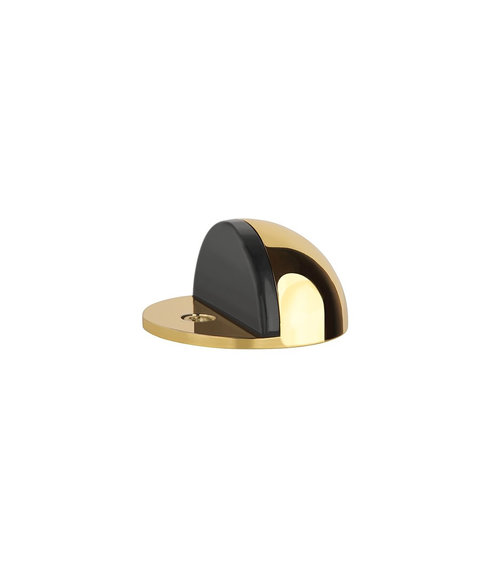 Fermaporta oro opaco DS21, da pavimento - maniglia design