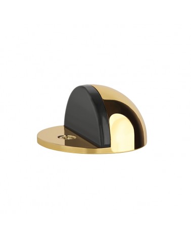 Fermaporta oro opaco DS21, da pavimento - maniglia design