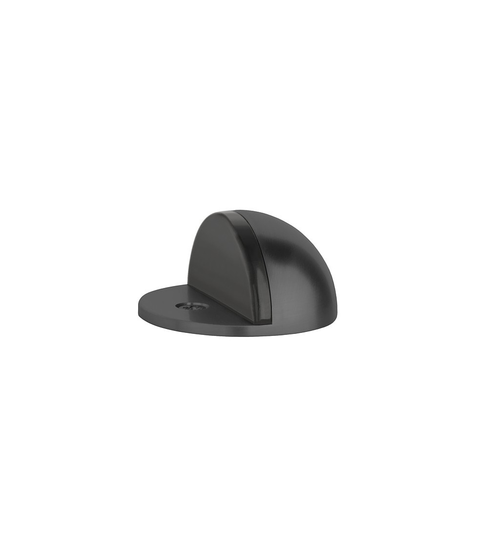 Fermaporta nero DS21, da pavimento - maniglia design