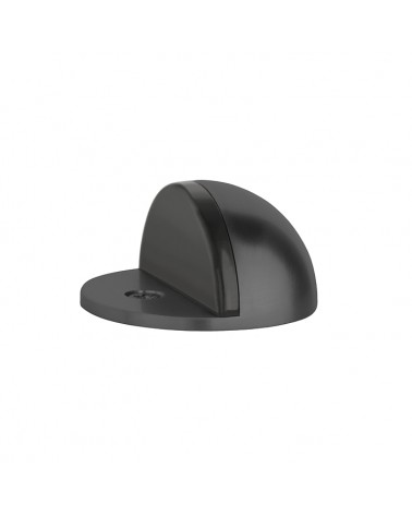 Fermaporta nero DS21, da pavimento - maniglia design