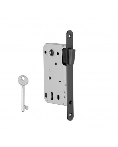 Serratura magnetica design interasse 90 a chiave L per camera - maniglia design