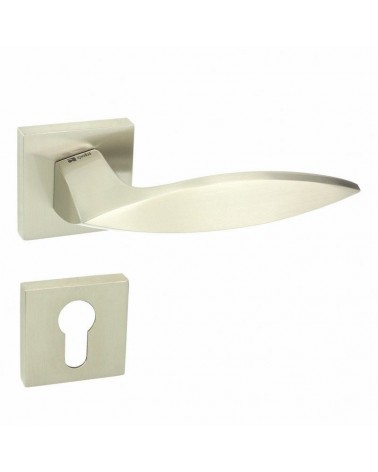 Maniglia per porta design Quezo QR con chiave I - ferramenta design