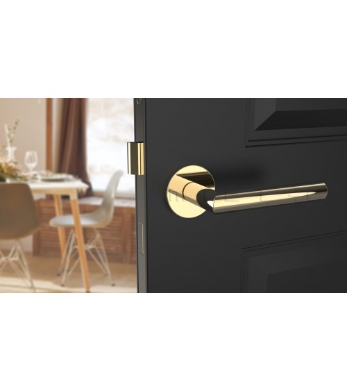 Maniglia per porta colore oro lucido ARABIS design
