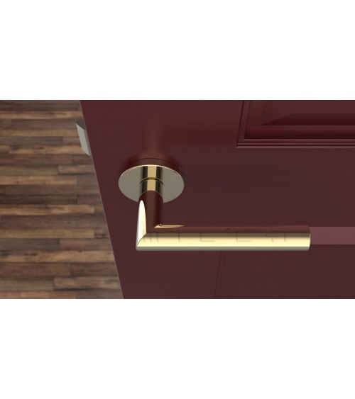Maniglia per porta colore oro lucido ARABIS design