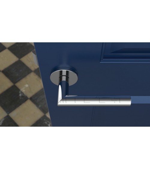 Maniglia per porta colore cromo lucido ARABIS maniglia design