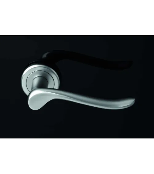 Poignée de porte Orphée chrome perle