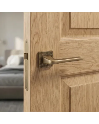 Maniglia per porta patina antica opaca TUPAI 4007-T2 - Millamaniglie