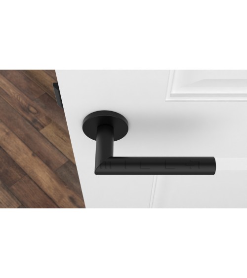 Maniglia per porta nera ARABIS rotonda maniglia design
