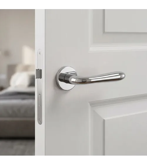 Maniglia per porta in cromo lucido TUPAI 294 maniglia design