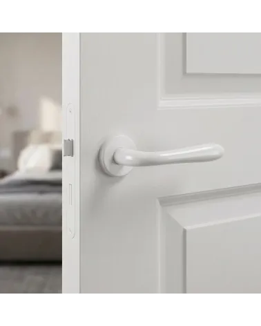 Maniglia per Porta Bianca Semplice e Senza Tempo - Modello TUPAI 294