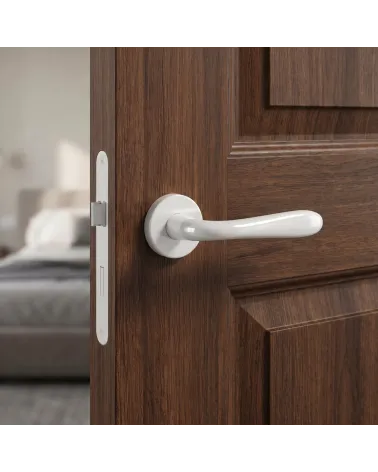 Maniglia per Porta Bianca Semplice e Senza Tempo - Modello TUPAI 294