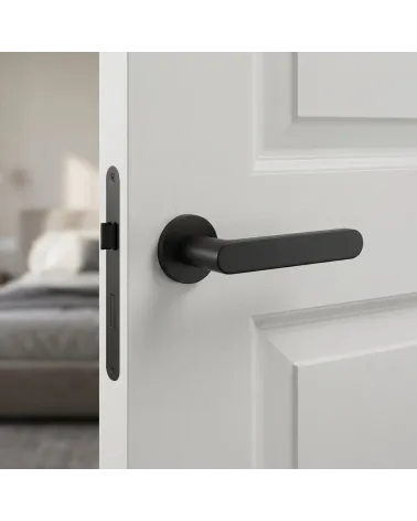 Maniglia per Porta Nera Audace e Raffinata - Modello ALORA