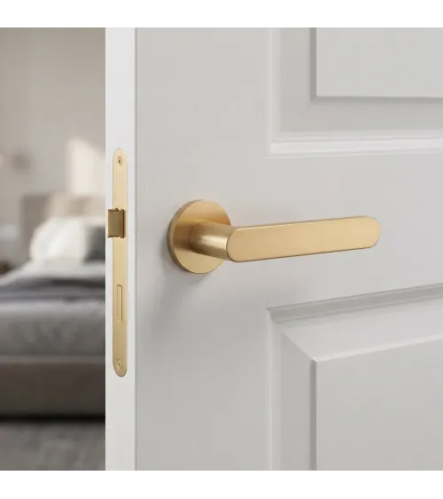Maniglia per porta dorata opaca ALORA maniglia design