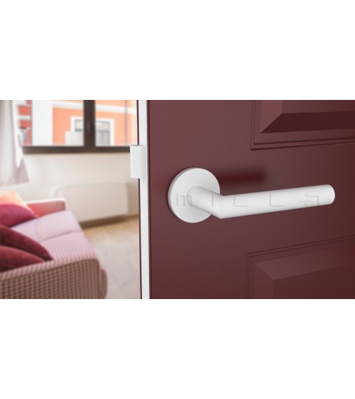Maniglia per porta colore bianco ARABIS maniglia design
