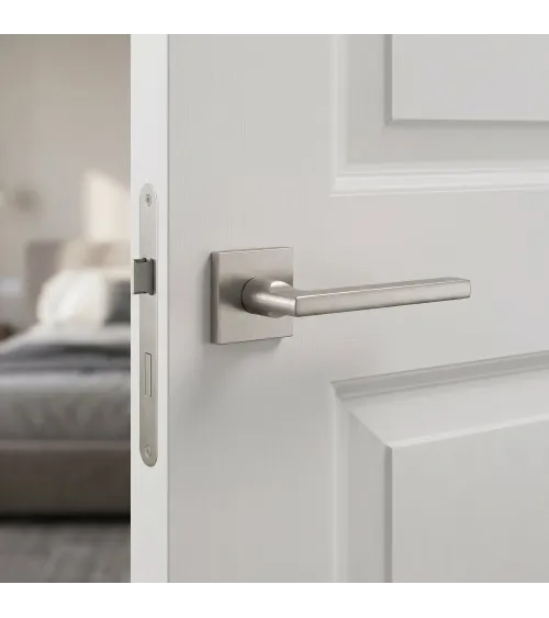 Maniglia per porta nichel spazzolato SIRA design
