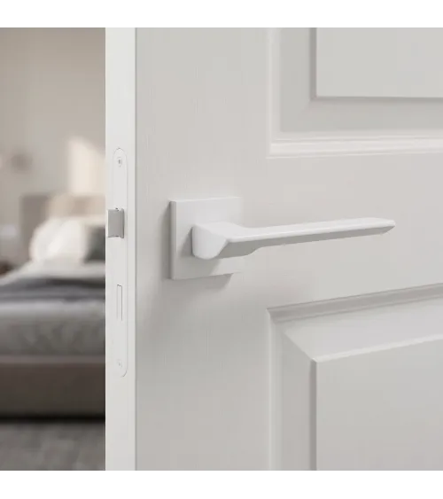 Maniglia per porta bianca ASTRA design