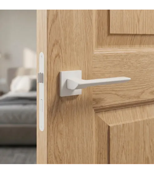 Maniglia per porta bianca ASTRA design
