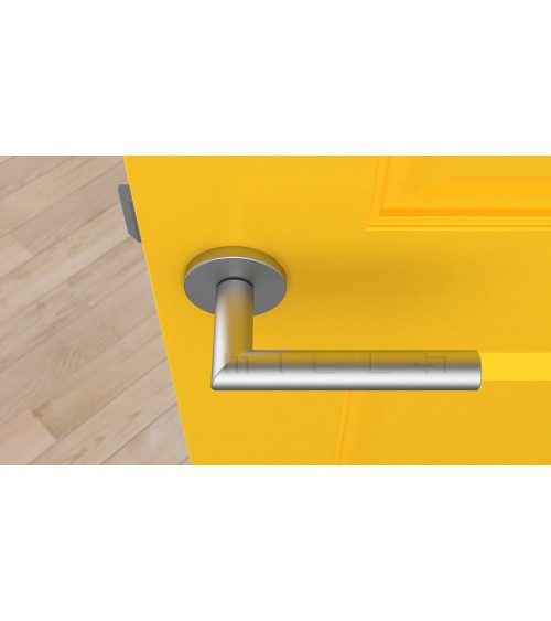 Maniglia per porta color cromo satinato ARABIS maniglia design