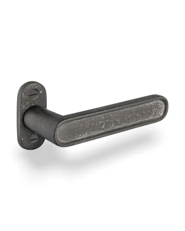 Maniglia per porta in ferro nero