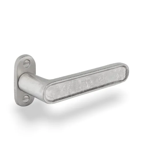 Maniglia per porta in ferro nero