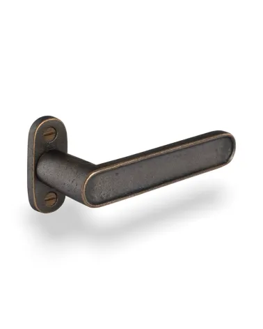 Maniglia per porta in ferro nero