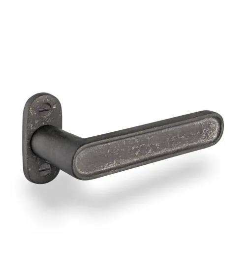 Maniglia per porta in ferro nero