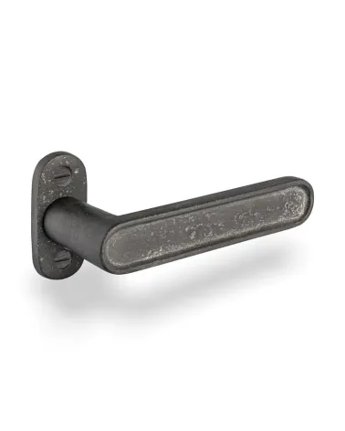 Maniglia per porta in ferro nero