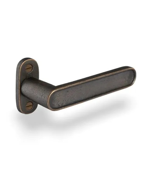 Maniglia per porta in ferro nero