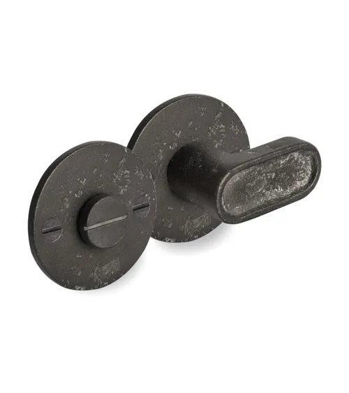 Set per WC con finitura metallo grezzo