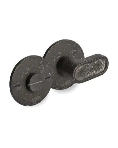 Set per WC con finitura metallo grezzo