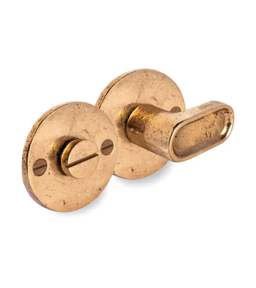 Set per WC con finitura metallo grezzo